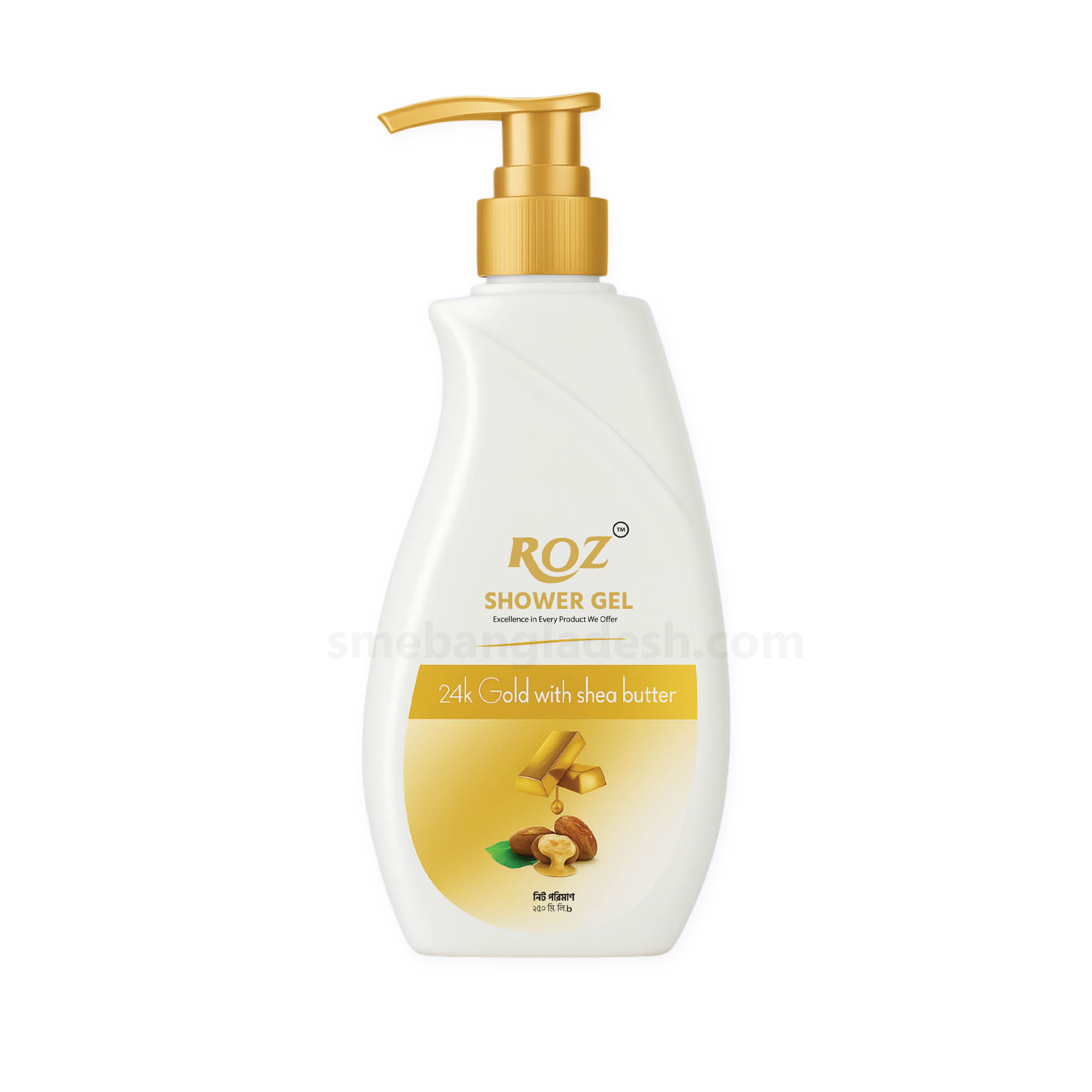 24K Gold with Shea Butter 250ml